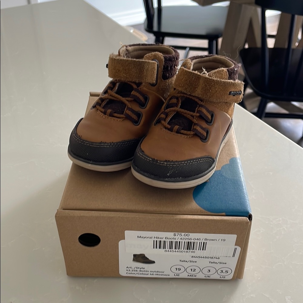 Mayoral Hiker Boots in Brown